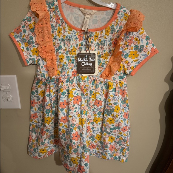 Matilda Jane - Smocked Floral Tunics |Size 10| - Picture 1 of 3